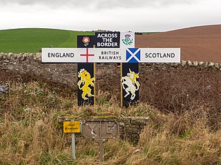 <span class="mw-page-title-main">Anglo-Scottish border</span> 96-mile long border between England and Scotland