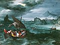 „Kristus audros metu Galilėjos ežere“ (1596, Tiseno-Bornemiso muziejus, Madridas)