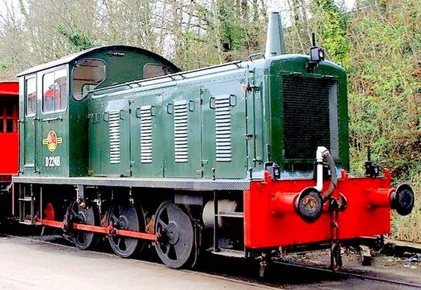 Preserved BR class 04 locomotive D2246 at Buckfastleigh.