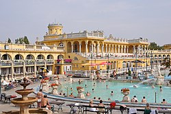 Szechenyi Thermal Bath in the City Park Budapest Szechenyi Baths R01.jpg