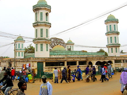 Bundung mosque is one of the largest mosques in Serekunda