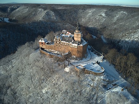 Burg Falkenstein Luftbild 2