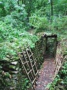 Butte de Vauquois, árok a francia oldalon.jpg