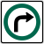 Right Turn Required (Canada).svg