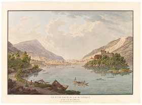 Goldau nach dem Bergsturz, Radierung von 1806