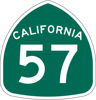 <span class="mw-page-title-main">California State Route 57</span> Highway in California