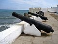 Cannoni nel Castello di Cape Coast