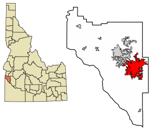 Nampa: Ville américaine de l'État de l'Idaho