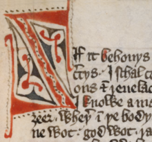 Capital yogh on 4 lines in Cambridge, Corpus Christi College, MS 032, f. 182r, col. 1.png
