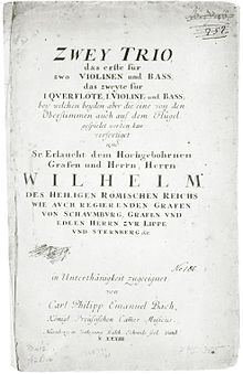 Carl Philipp Emanuel Bach Wikiwand