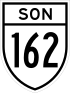Щит на държавна магистрала 162