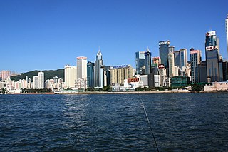 Wan Chai District District in Hong Kong, China