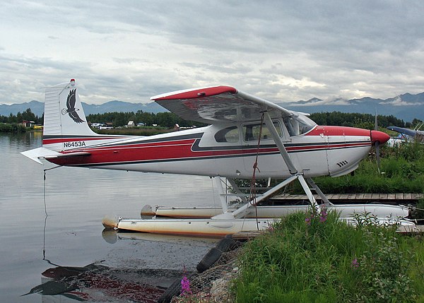 1956 Cessna 182 on floats