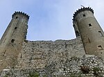 Castelul Châteaurenard-zidul vestic, Bouches-du-Rhône, Franța.JPG