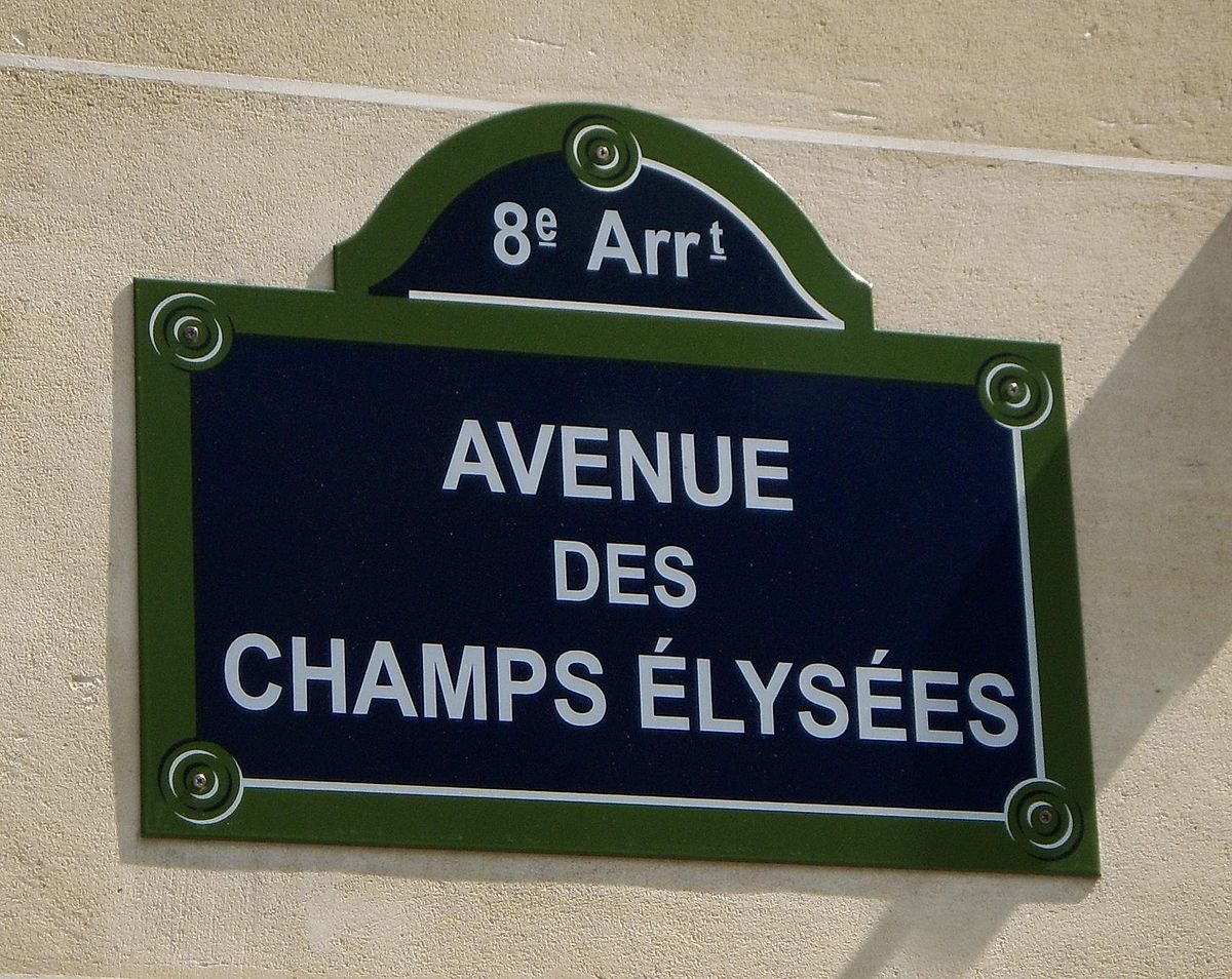 Plaque de rue ancienne Paris