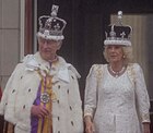 Charles III and Camilla shortly after their Coronation (6 May 2023)