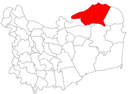 Location of Chilia Veche