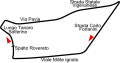 Streckenführung des Circuito Pietro Bordino 1931-1934