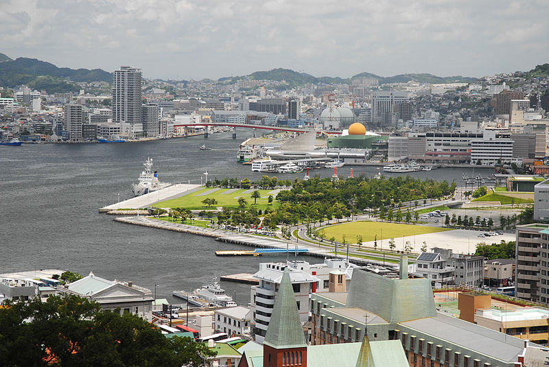 File:Cityscape of Nagasaki, Nagasaki Prefecture, island of Kyushu, Japan..jpg