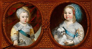 The Dauphin (later King Louis XIV, King of France (1638–1715) and Philippe, duc D’Anjou (later Philippe, duc d’Orleans (1640-1701) as children