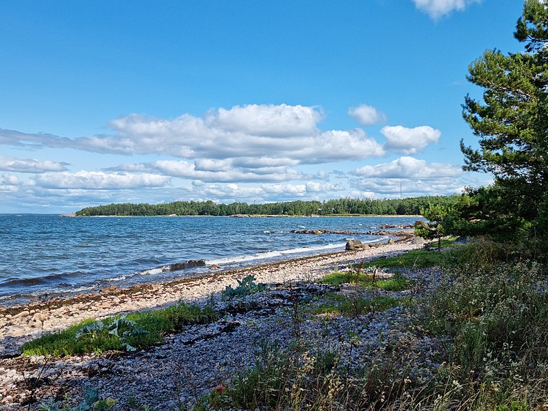 File:Coast of Tulliniemi in Hanko, Finland, 2021 July.jpg