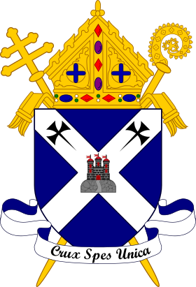 Les armoiries de l'Archidiocèse de Saint Andrews et Édimbourg