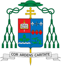 Coat of arms of Edmundo Madarang Abaya as Archbishop of Nueva Segovia.svg
