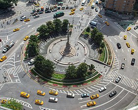 Columbus Circle at day