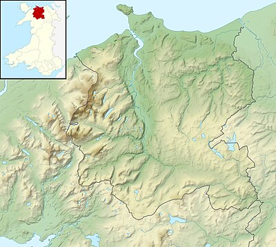 Location map Wales Conwy