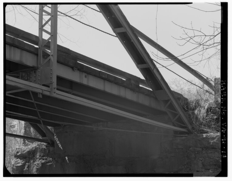 File:DETAIL OF SHOES, WEST SPAN, VIEW SOUTHWEST - Kelly's Ford Bridge, Spanning Rappahannock River at State Route 620, Kellys Ford, Culpeper County, VA HAER VA,24-KELFO,1-18.tif