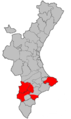 DO Alacant, amb dues subzones: la conca del Vinalopó i la Marina Alta