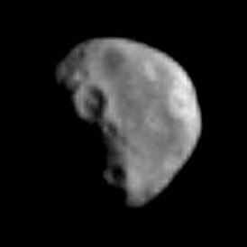 Изображение Дактиля с самым высоким разрешением, сделанное «Галилео» с расстояния около 3900 км