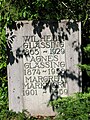 Grab von Wilhelm Glässing auf dem Waldfriedhof in Darmstadt