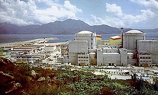 Daya Bay Nuclear Power Plant is a nuclear power plant located in Daya Bay in Longgang District, along the eastern extremity of Shenzhen, Guangdong, China; and to the north east of Hong Kong. Daya Bay has two 944 MWe PWR nuclear reactors based on the Framatome ANP French 900 MWe three cooling loop design (M310), which started commercial operation in 1993 and 1994 respectively.