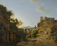 イスキア島を背景にしたナポリ湾(1818)