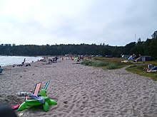 The Degersand Beach in Eckero. Degersand.JPG