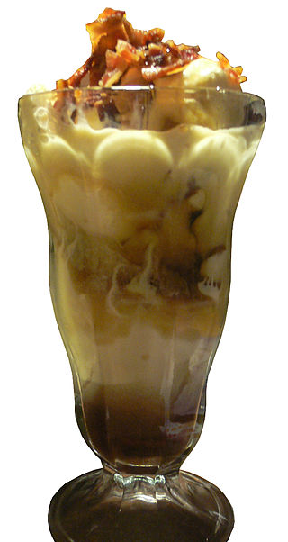 <span class="mw-page-title-main">Bacon sundae</span> Ice cream and bacon meal