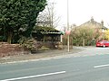 Derelict trolley bus shelter on Moss Bank road - geograph.org.uk - 1800711.jpg