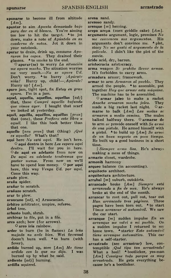 Page:Dictionary of spoken Spanish (1945).djvu/44 - Wikisource, the free  online library