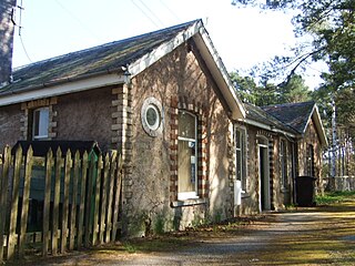 <span class="mw-page-title-main">Dinnet railway station</span> Former railway station in Scotland