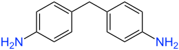 Diphenylmethane-4,4'-diamine Structural Formula V.1.svg