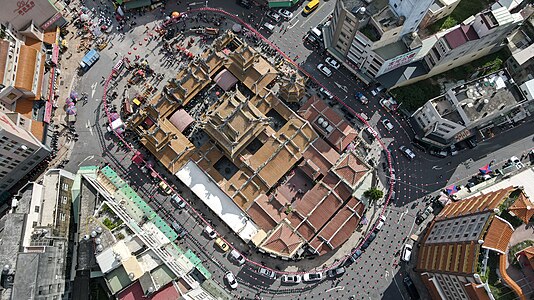 Beigang Chaotian Temple (aerial photography record). Photographer: Guan Zhen Chen