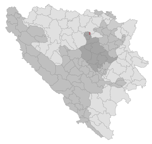 Doboj-Sur en el mapa