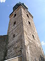 Čeština: Detail kostelní věže English: Detail of the church tower