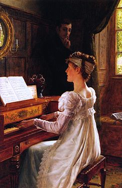 Courtship by the piano