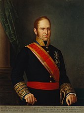 Retrato de um general espanhol do século XIX.