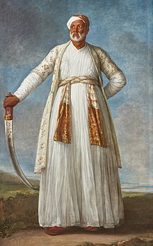 Elisabeth Vigee-Lebrun: Portrait of Mohammed Dervish Khan, Tipu's ambassador to France (1788) Elizabeth Vigee Lebrun - Portrait of Mohammed Dervish Khan 366N10007 B3Y2Q.jpg