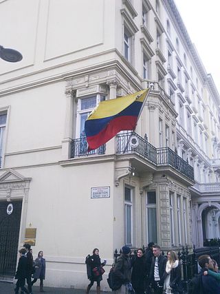 <span class="mw-page-title-main">Embassy of Venezuela, London</span> Venezuelan Embassy in the United Kingdom