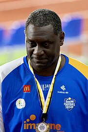 Heskey playing a friendly match in Brunei, 2024 Emile Heskey - 53690807849.jpg