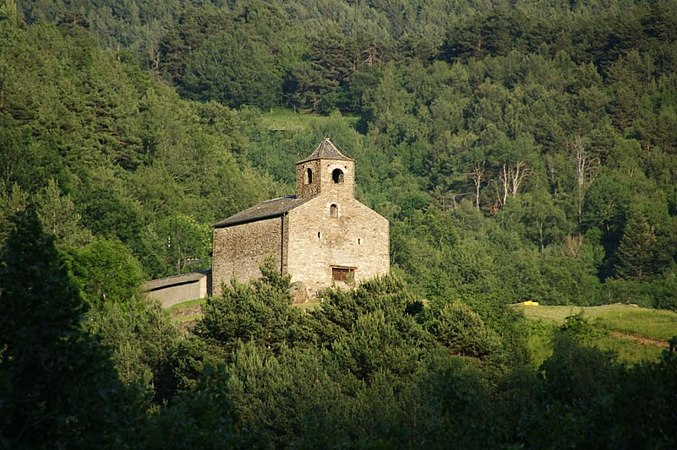 Romanesque Church of Sant Cristòfol d'Anyós. Author: fer55.